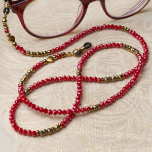 Cord for glasses - Dark Red Gold