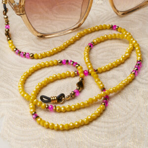 Cord for glasses - Yellow / Hot Pink