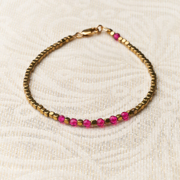 Bracelet Minimal - Raspberry
