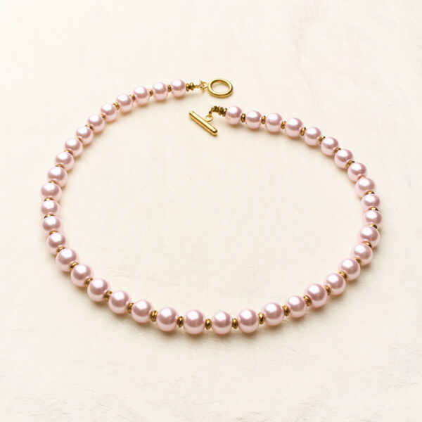 Pearl Necklace - Soft Pink