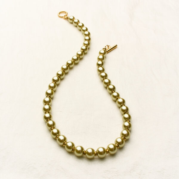 Ketting Pearl – Moss Green