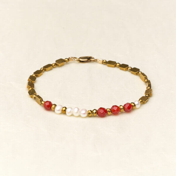 Armband Pearl - Red