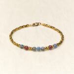 Armband Minimal - Blue & Burgundy