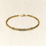 Armband Minimal - Grey & Green
