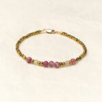 Armband Minimal - Berry & Grey